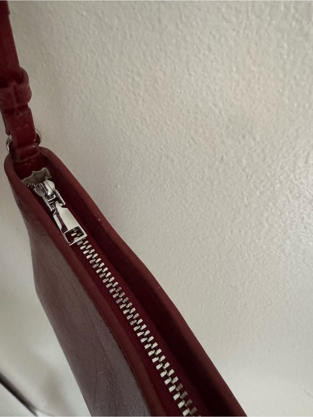 Zara Burgundy Shoulder Bag - Picture 4 of 4